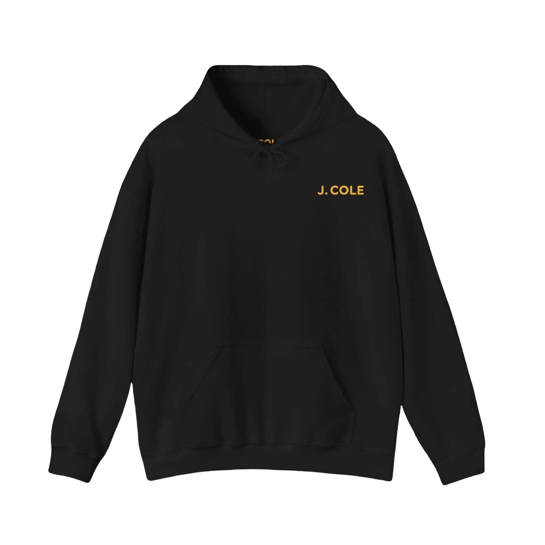 J Cole Tour Merch - Tour Dates Hoodie