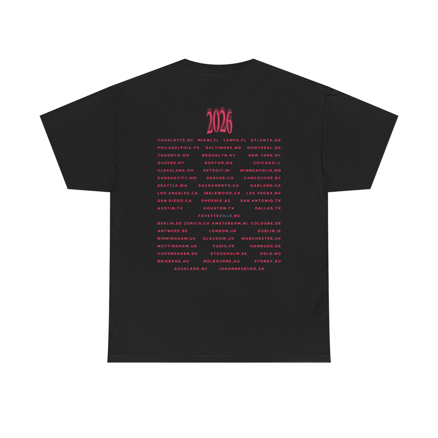 J Cole Tour Merch - TFO Markethouse Tour Tee