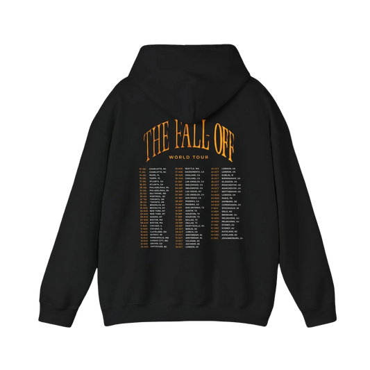J Cole Tour Merch - Tour Dates Hoodie