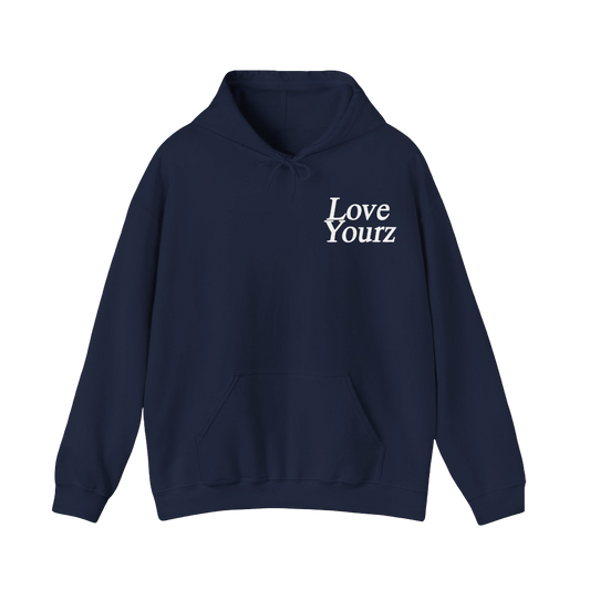 J Cole Tour Merch - Love Yourz Navy Hoodie