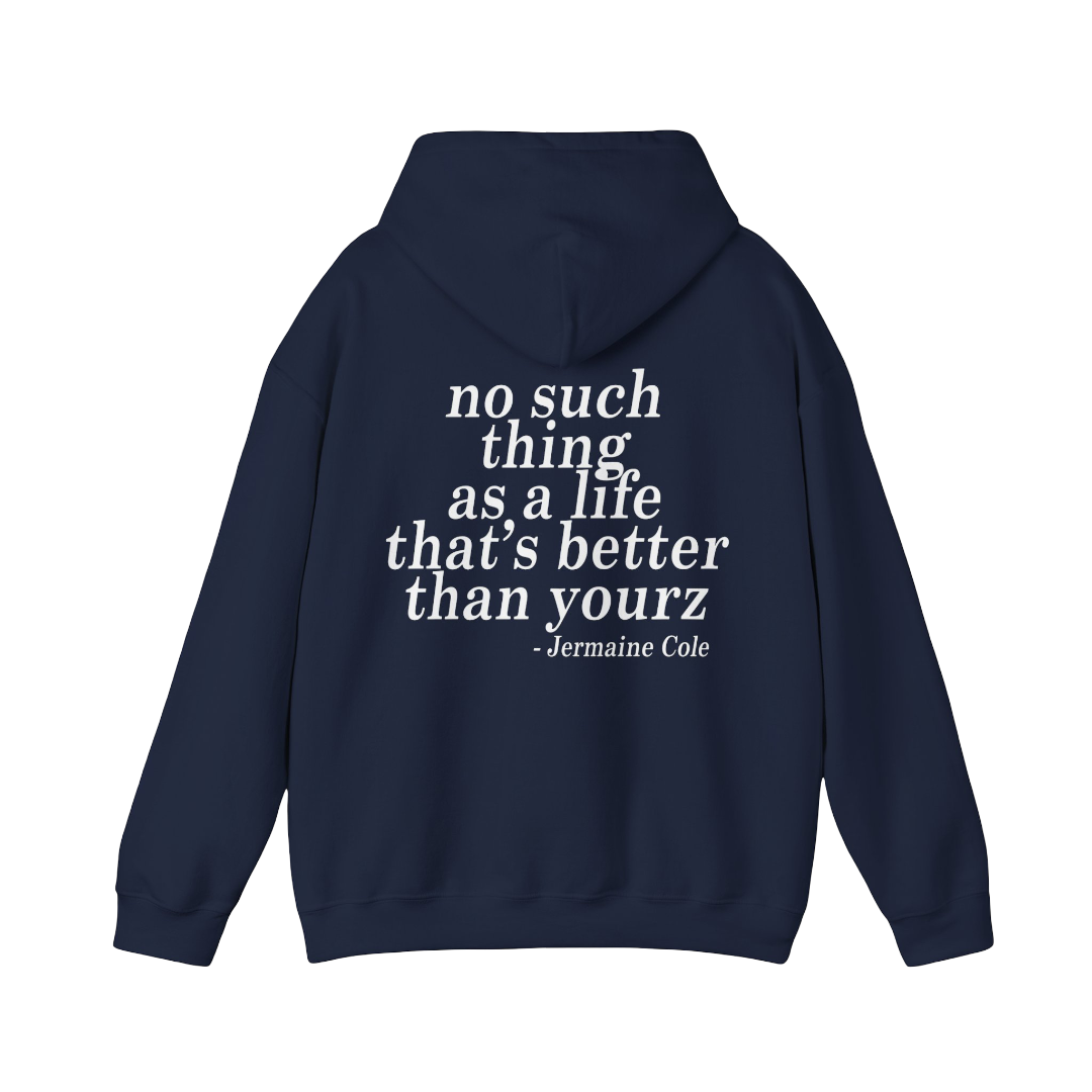 J Cole Tour Merch - Love Yourz Navy Hoodie