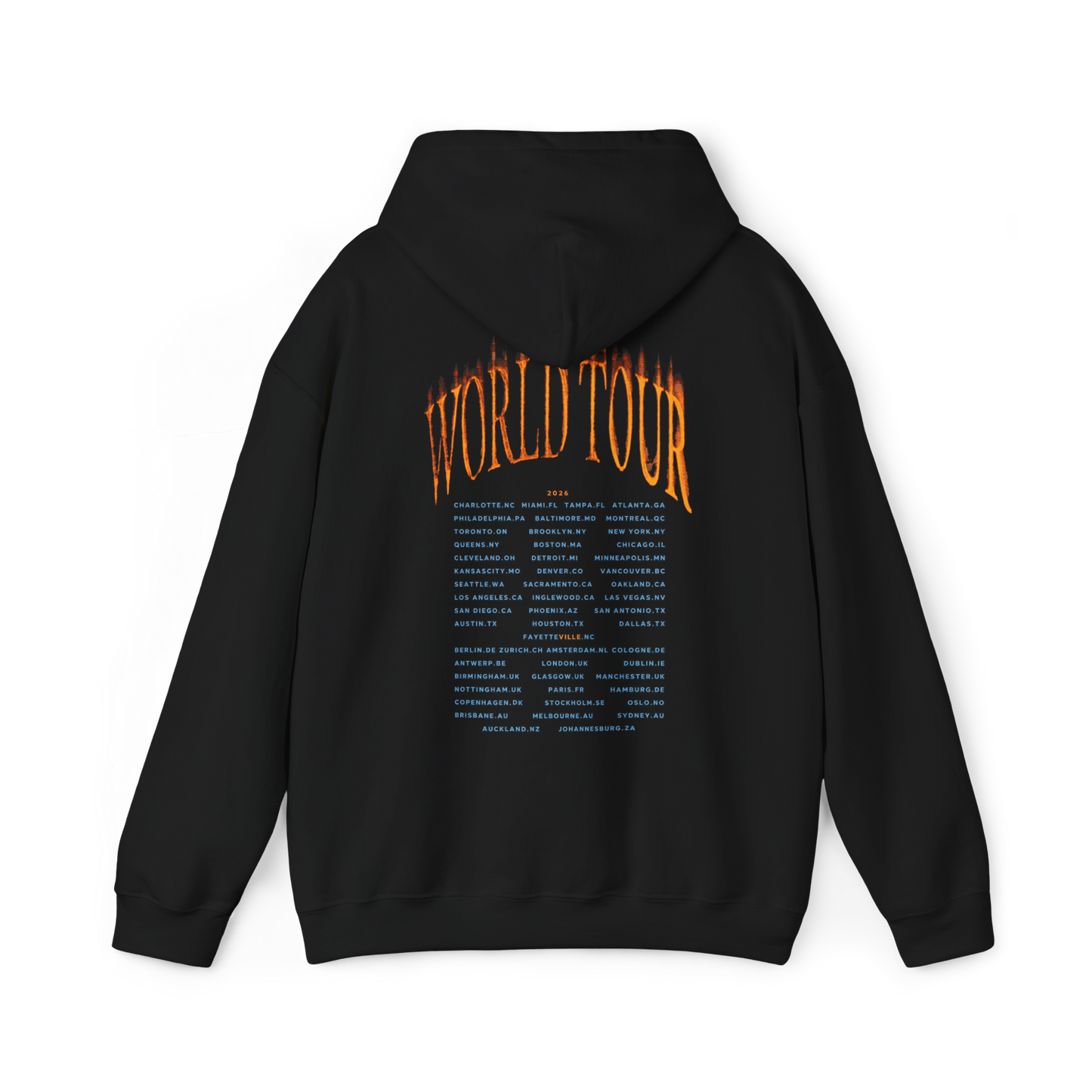J Cole Tour Merch - Black Face Hoodie