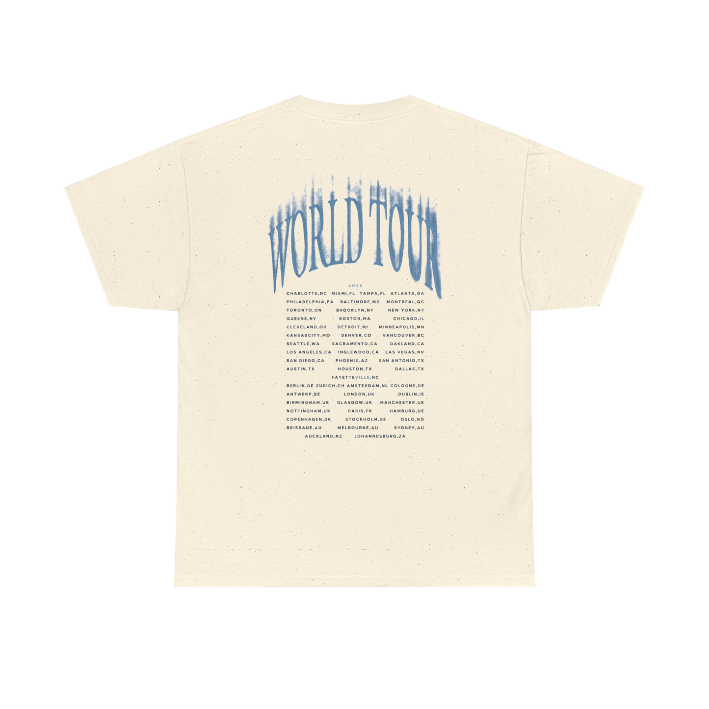 J Cole Tour Merch - White Face Tee