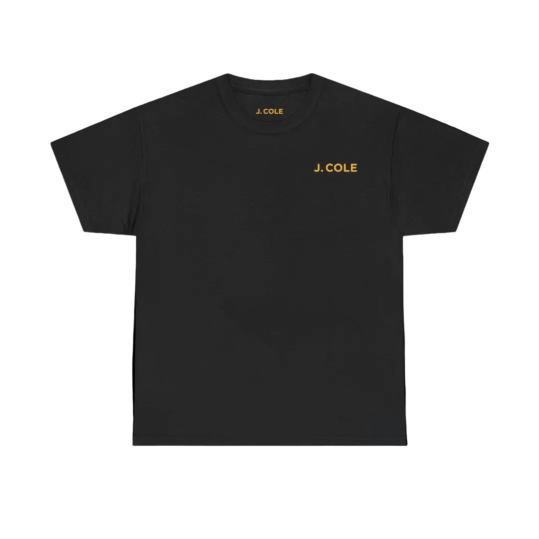 J Cole Tour Merch - Tour Dates T-Shirt
