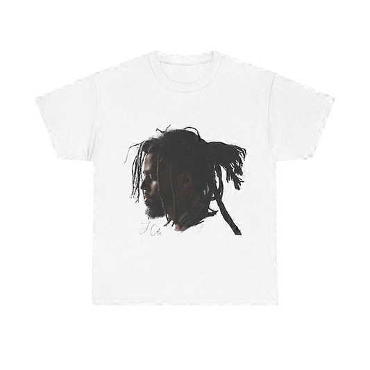 J Cole Tour Merch - Side Portrait T-Shirt